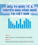Giáo trình Đầu tư quốc tế và chuyển giao công nghệ tại Việt Nam - TS. Hà Thị Ngọc Oanh