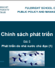 Bài giảng Chính sách phát triển - Bài 5: Phát triển do nhà nước chủ đạo (1)